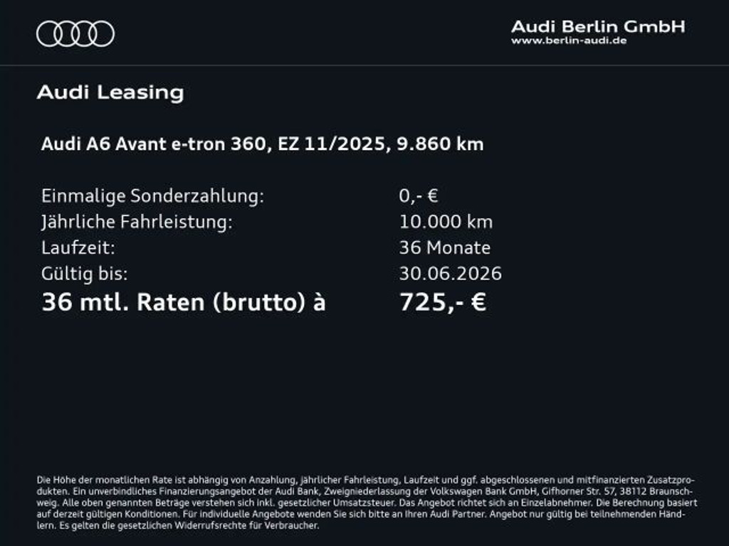 Audi A6 e-tron