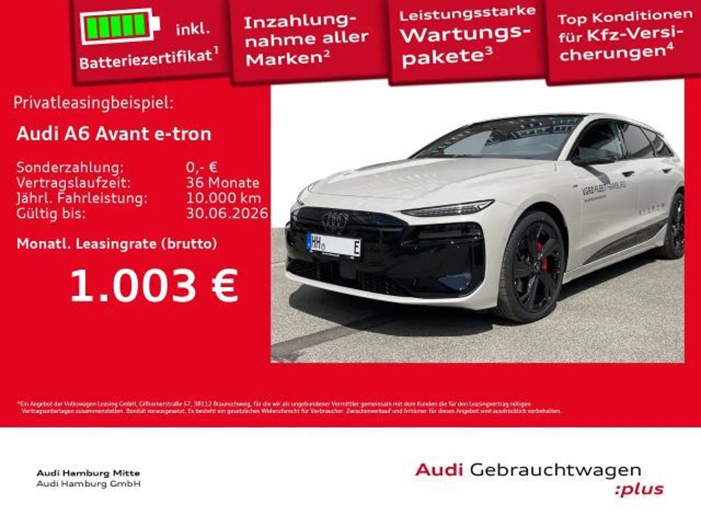 Audi A6 e-tron S-Line Performance