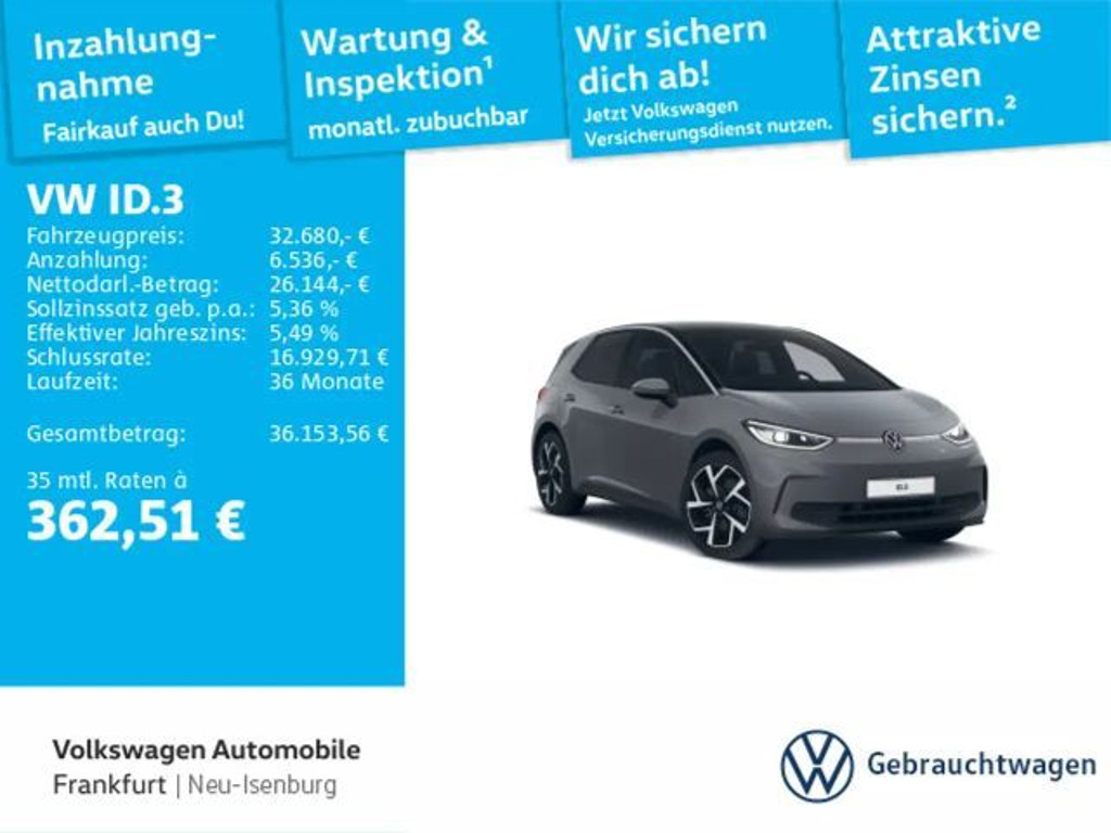 Volkswagen ID.3 Performance IQ.Drive Pro Move
