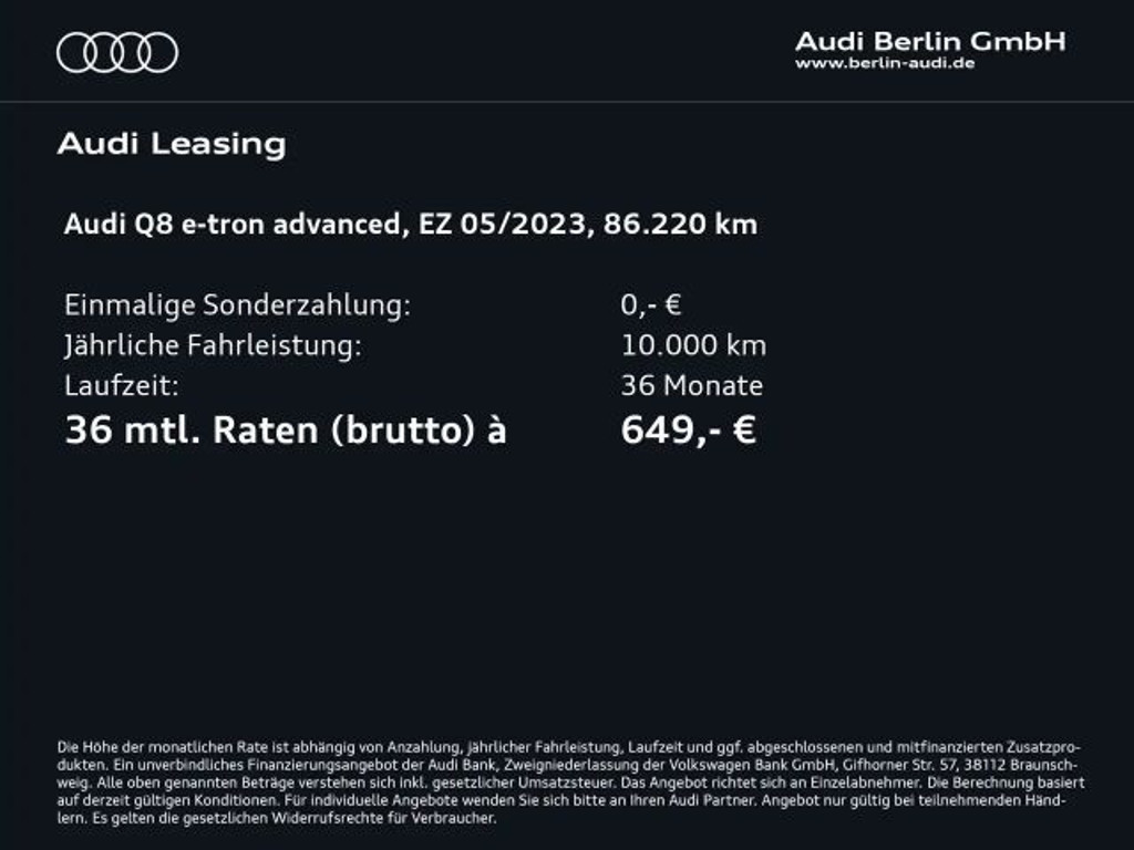 Audi Q8 e-tron