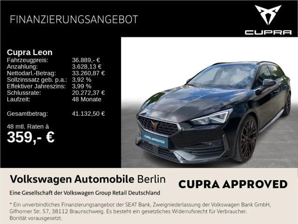 Cupra Leon Sportstourer 2.0 TSI DSG VZ
