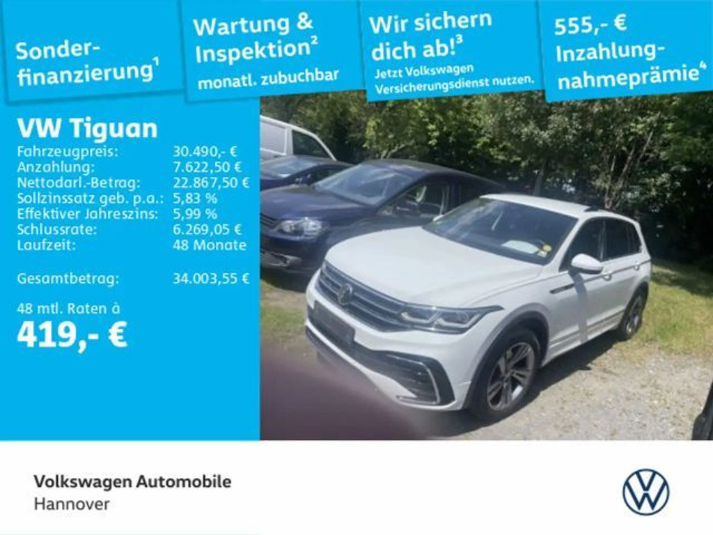 Volkswagen Tiguan 4Motion DSG R-Line 2.0 TDI