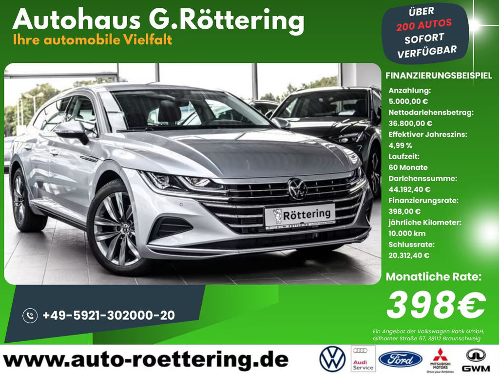 Volkswagen Arteon Shooting Brake DSG 2.0 TDI