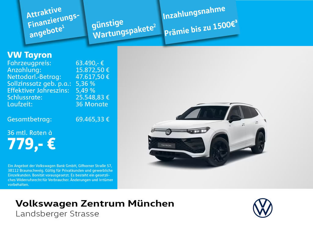 Volkswagen Tayron 4Motion R-Line