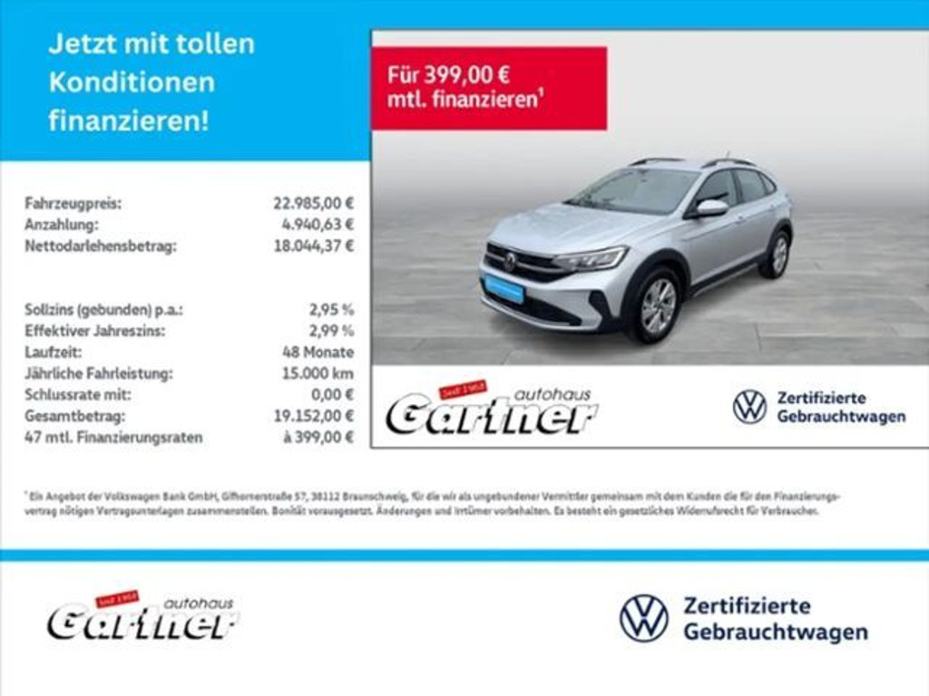 Volkswagen Taigo Life 1.0 TSI