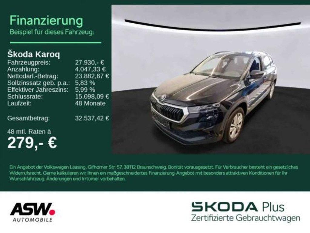 Skoda Karoq 1.5 TSI Selection