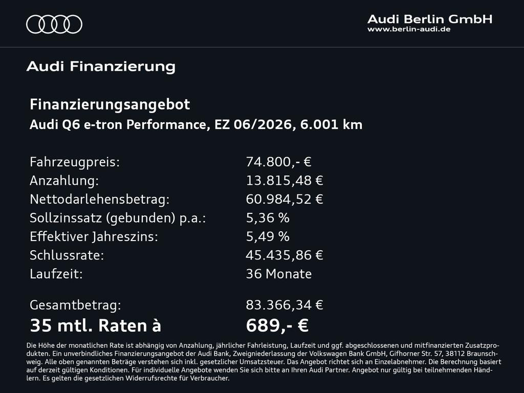 Audi Q6 e-tron