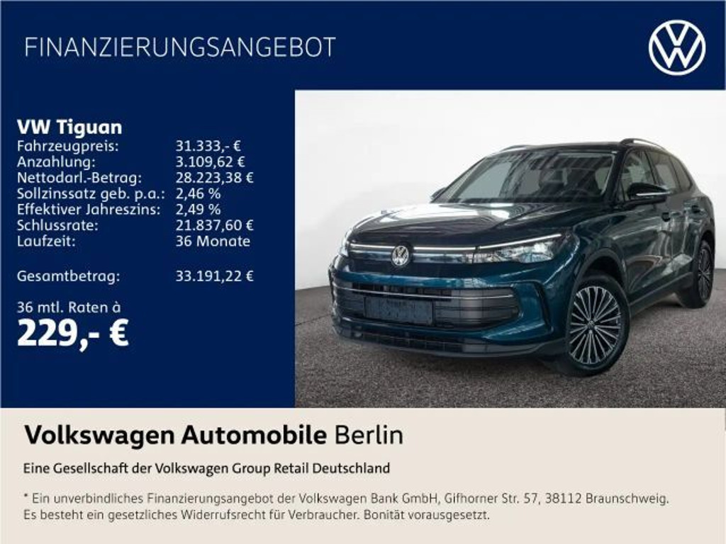 Volkswagen Tiguan Plus 1.5 eTSI