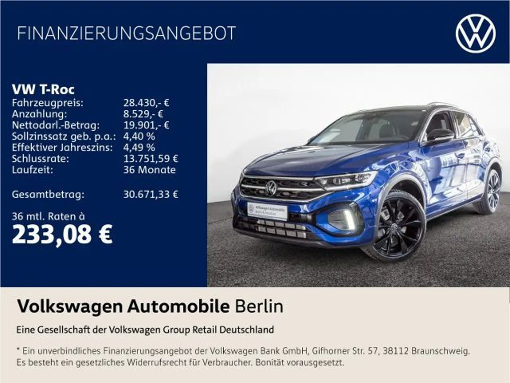 Volkswagen T-Roc 4Motion R-Line IQ.Drive 2.0 TDI