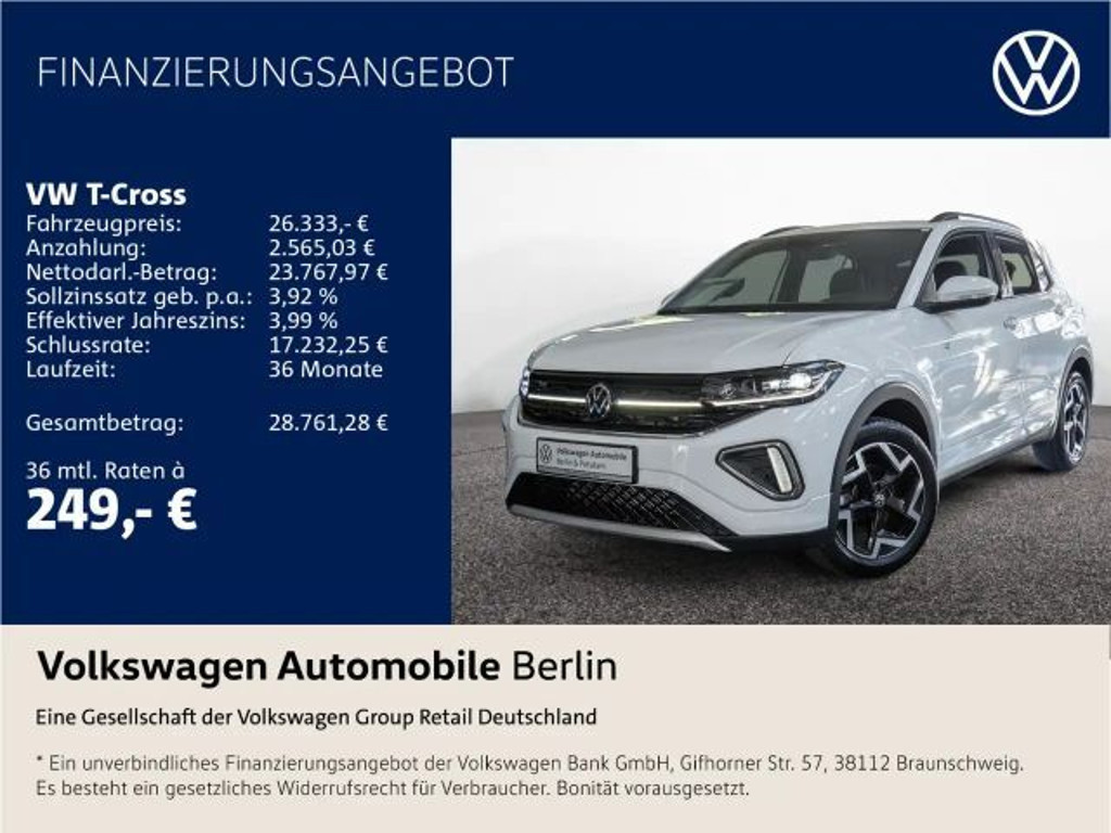 Volkswagen T-Cross R-Line 1.5 TSI