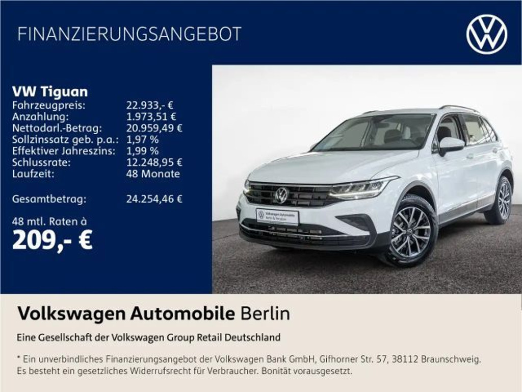 Volkswagen Tiguan Life 1.5 TSI