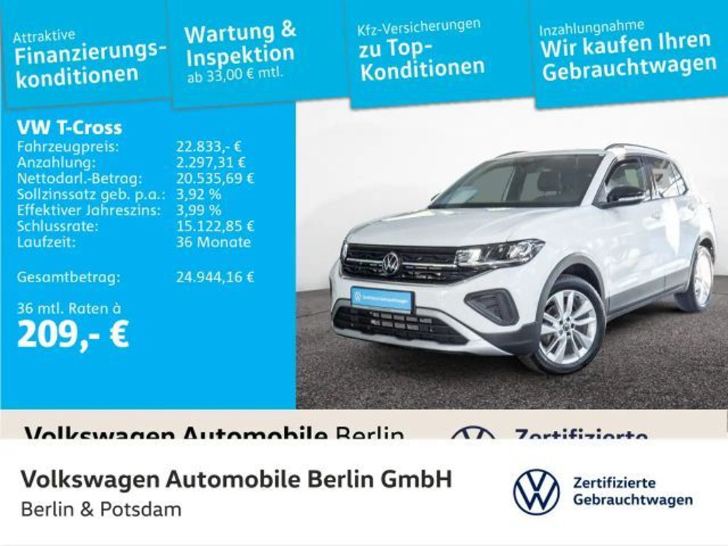 Volkswagen T-Cross 1.0 TSI