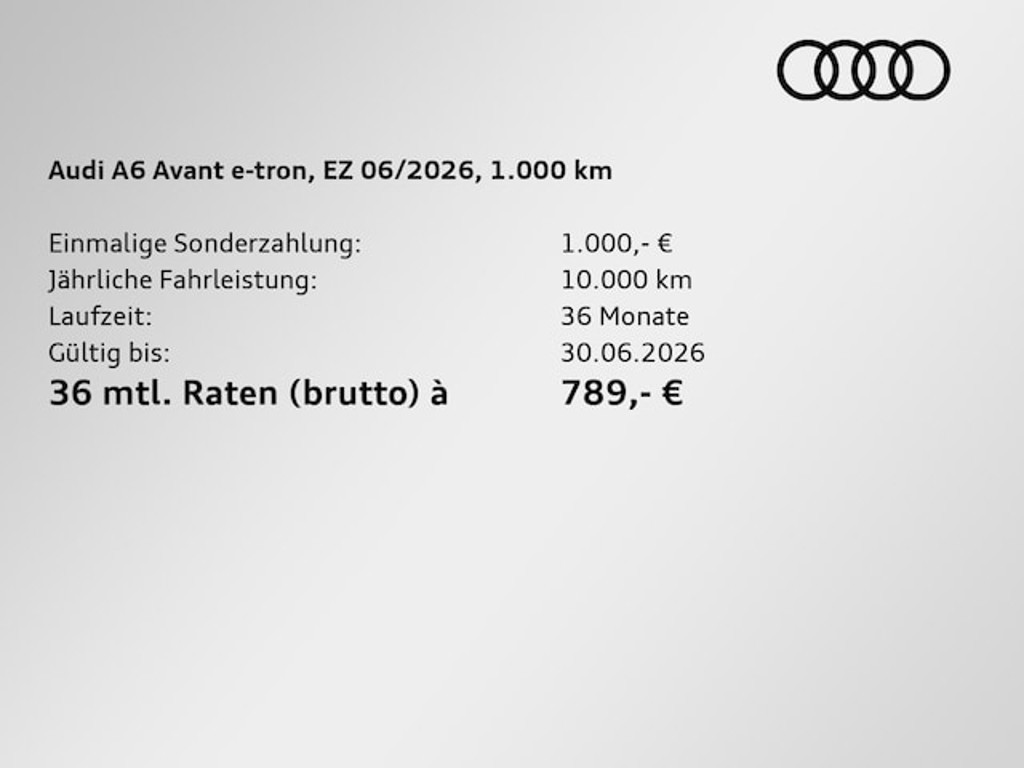 Audi A6 e-tron