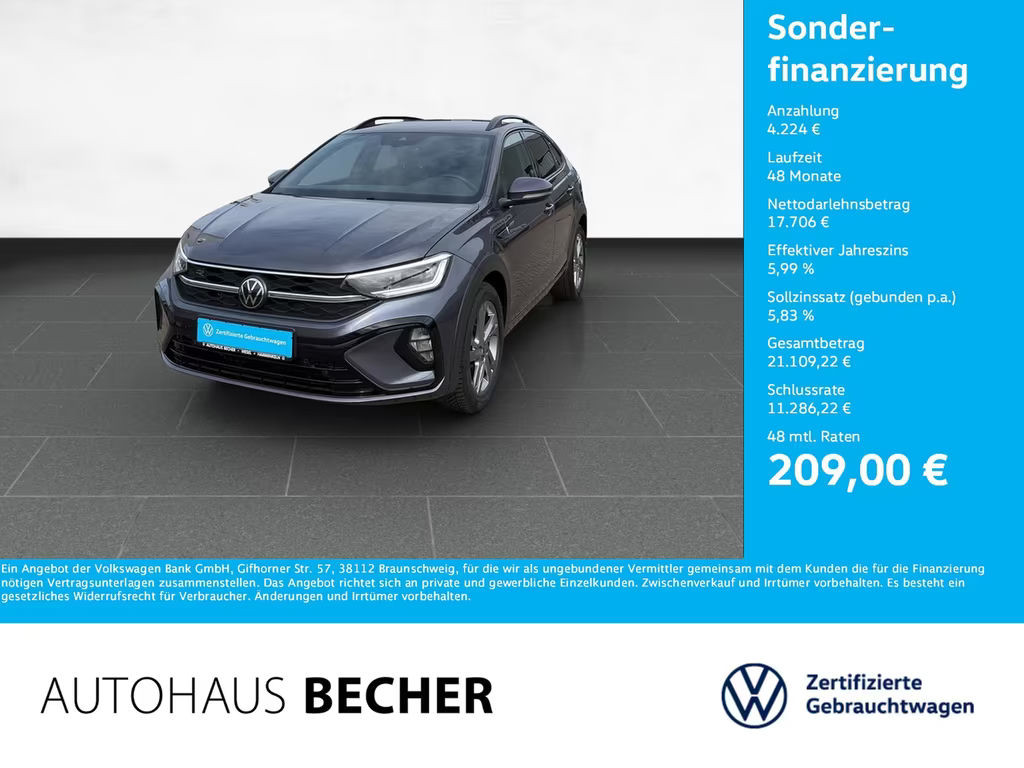 Volkswagen Taigo DSG R-Line 1.0 TSI IQ.Drive
