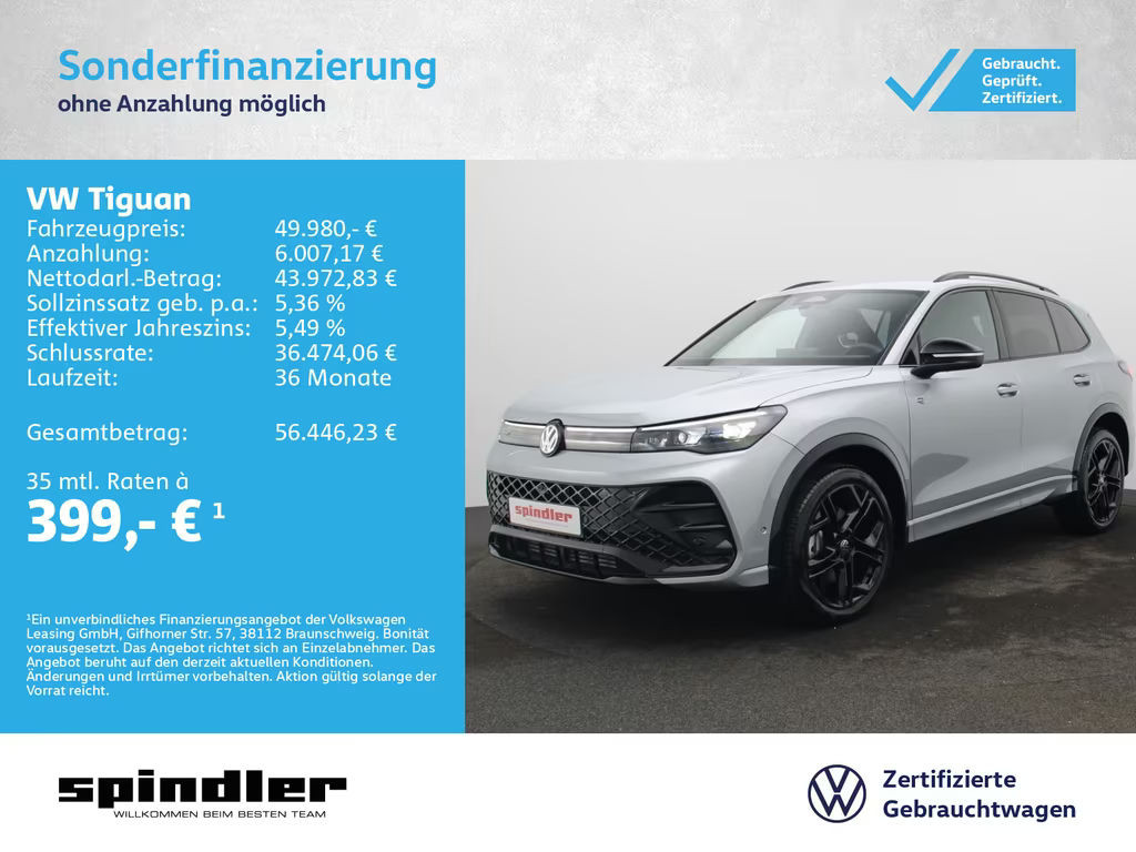 Volkswagen Tiguan DSG R-Line 2.0 TDI