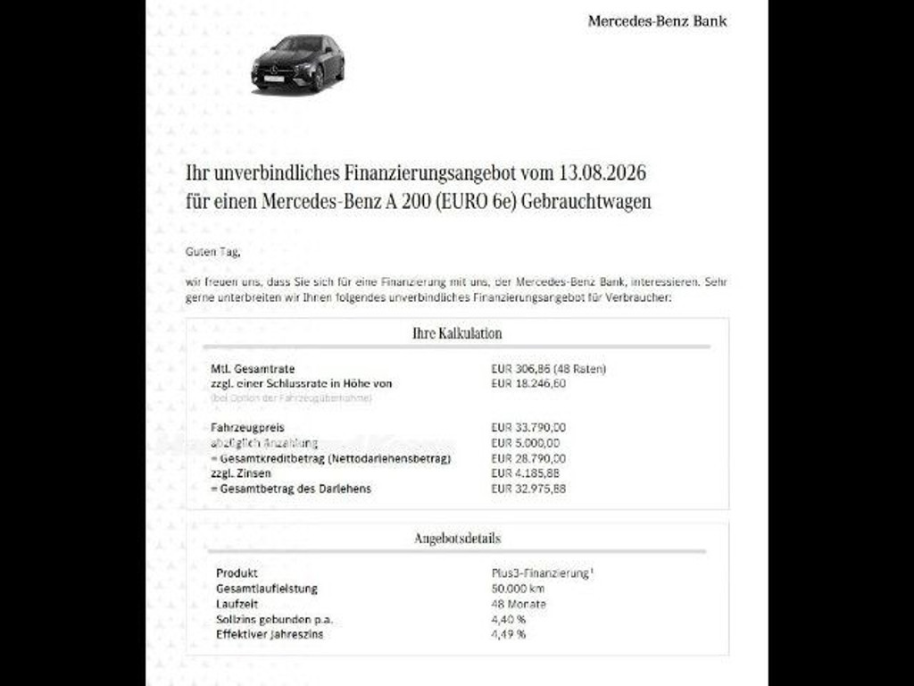 Mercedes-Benz A-Klasse