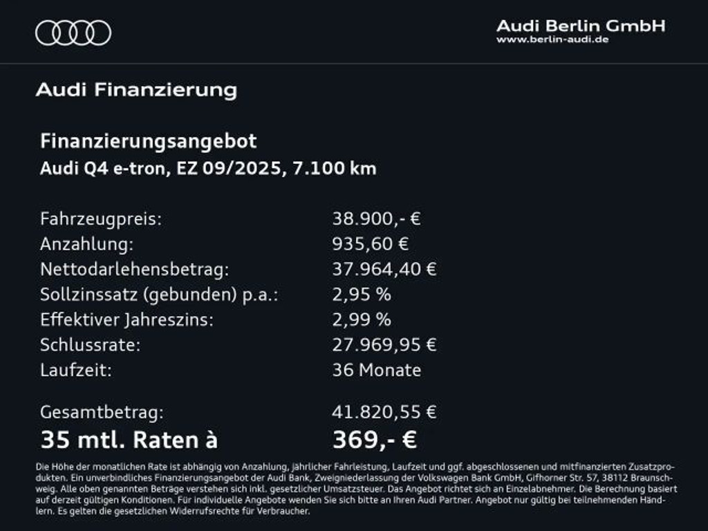 Audi Q4 e-tron