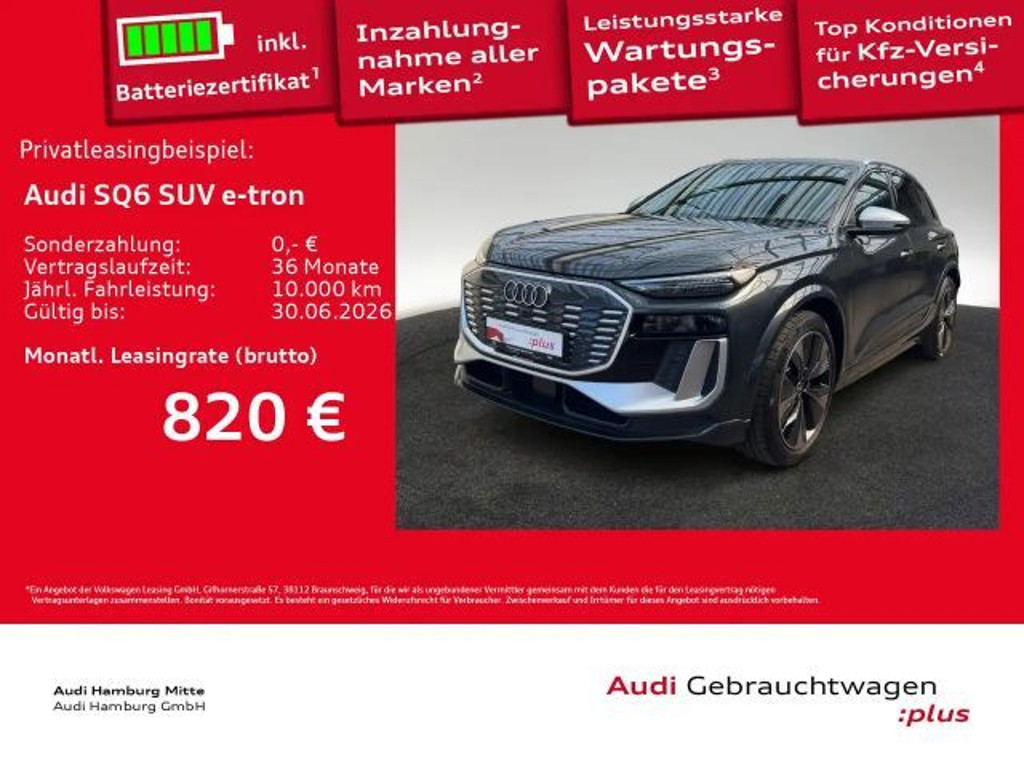 Audi SQ6 e-tron