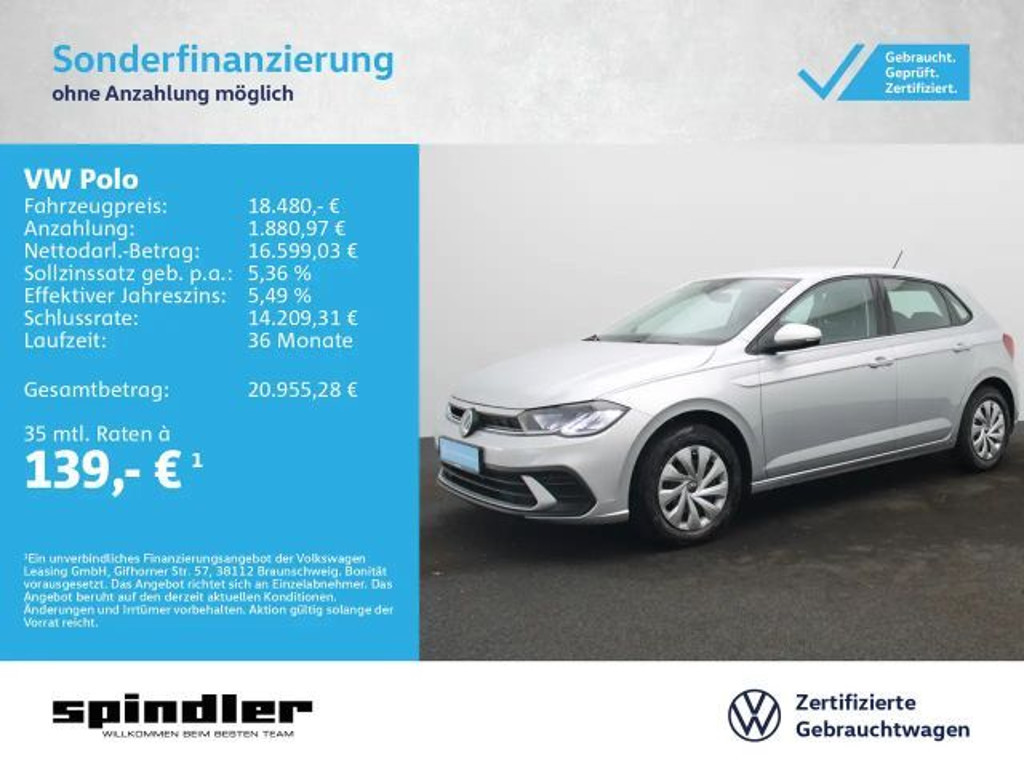 Volkswagen Polo Life 1.0 TSI