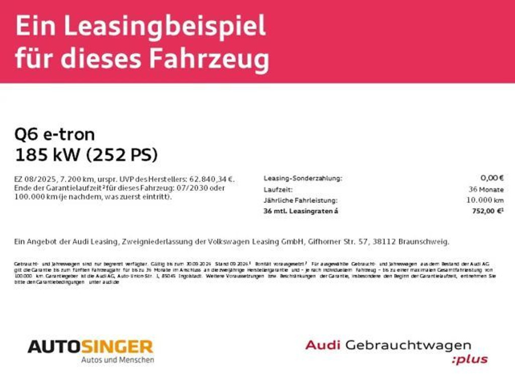 Audi Q6 e-tron