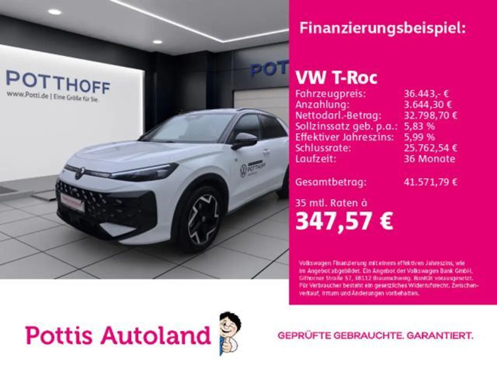 Volkswagen T-Roc DSG R-Line 1.5 eTSI