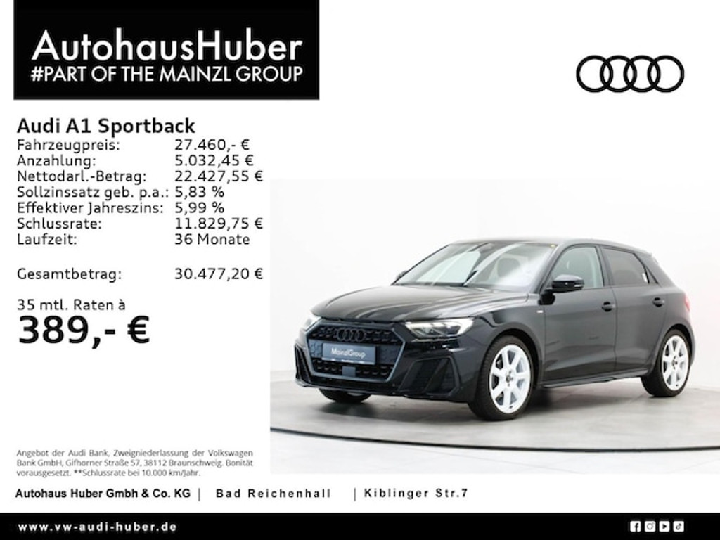 Audi A1 Sportback S-Line S-Tronic 35 TFSI