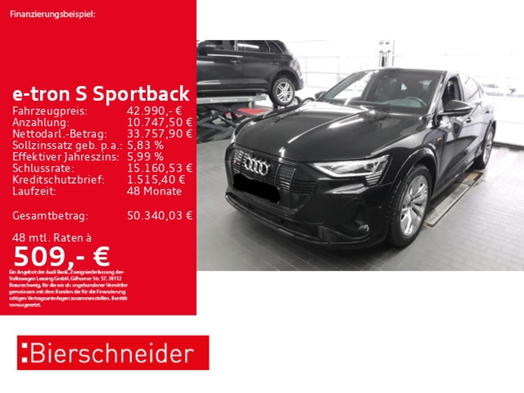 Audi e-tron Sportback Quattro