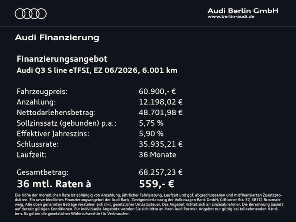 Audi Q3 S-Tronic Hybride