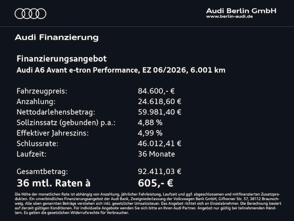 Audi A6 e-tron