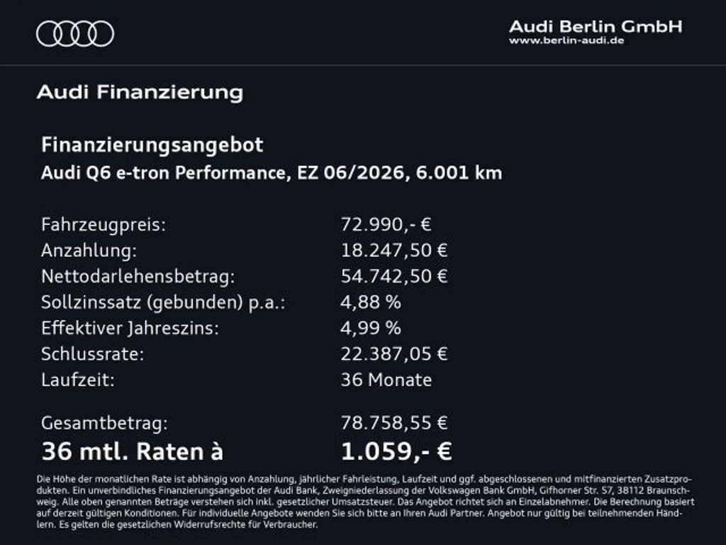 Audi Q6 e-tron