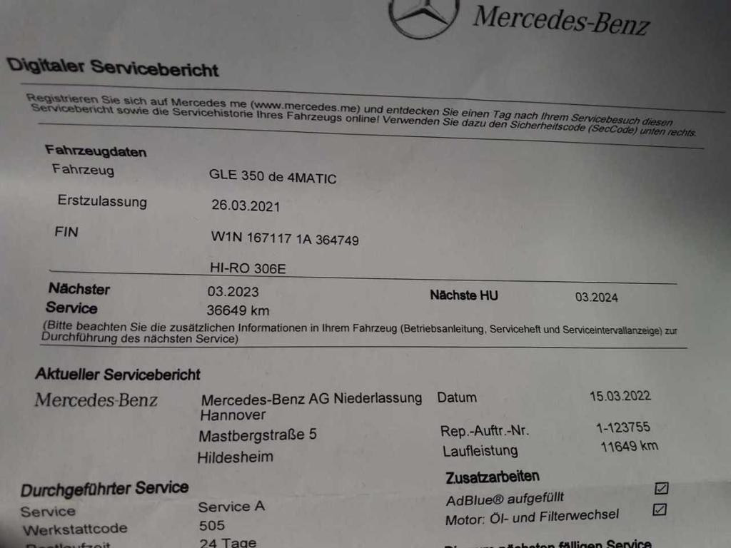 Mercedes-Benz GLE-Klasse
