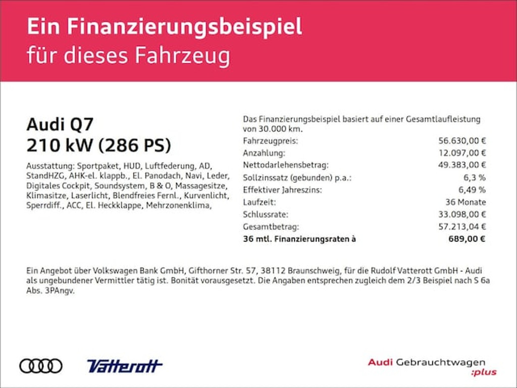 Audi Q7 Quattro 50 TDI