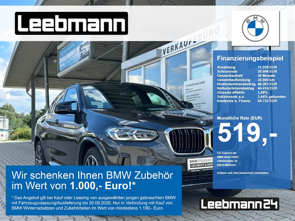 BMW X4 i AHK/GSD/M-Sitz/HUD Finanzierung ab 1,49%