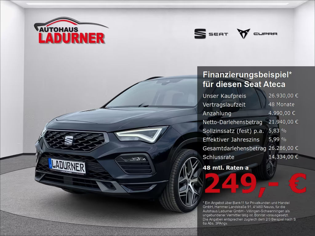 Seat Ateca FR-lijn DSG
