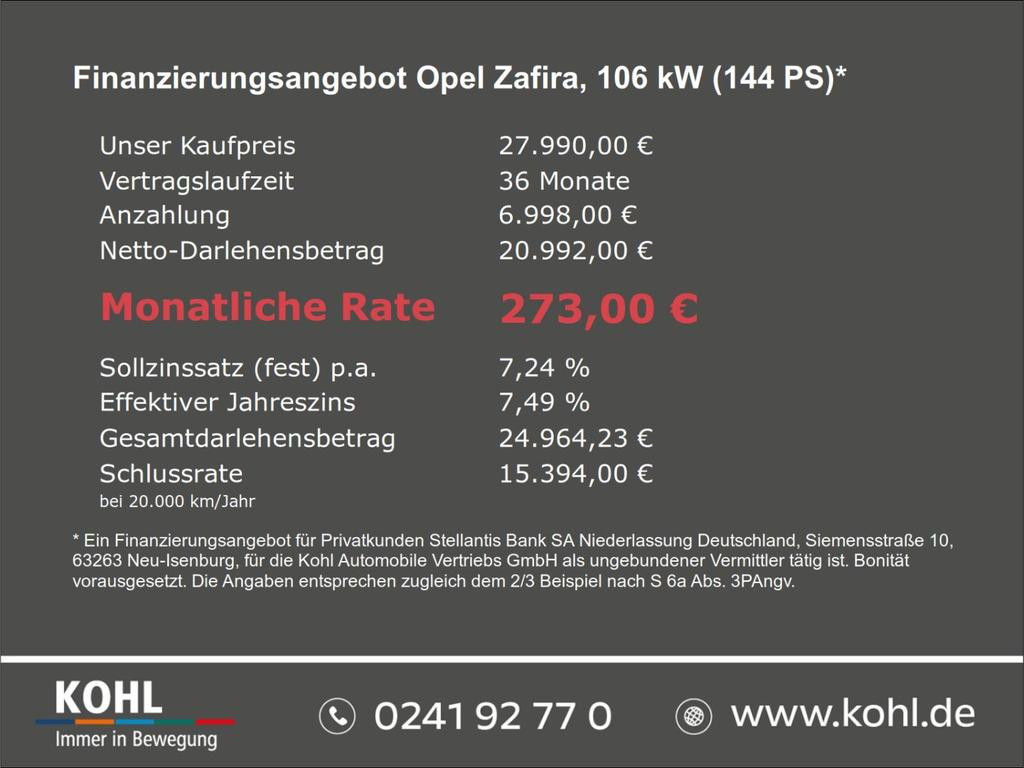 Opel Zafira Life
