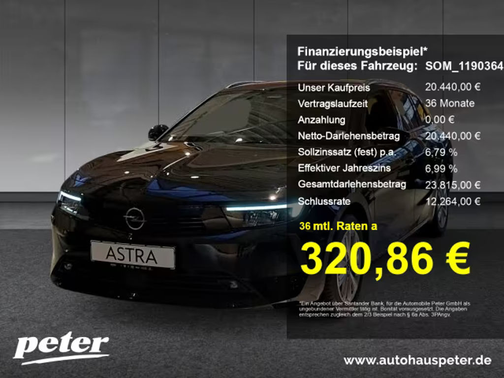 Opel Astra Sports Tourer 1.2 Turbo Elegance Turbo