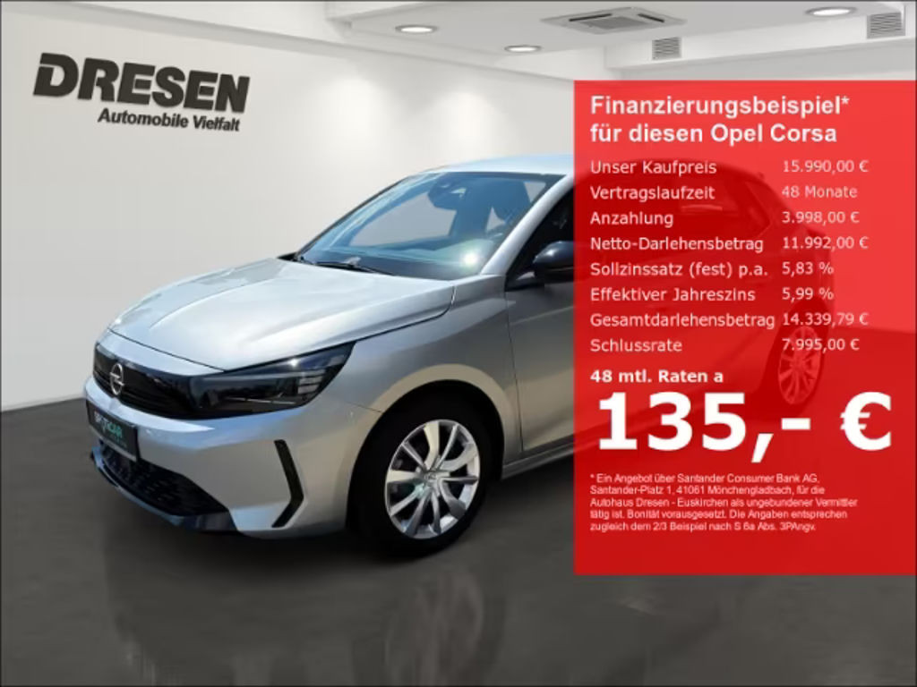 Opel Corsa F Edition Edition Turbo