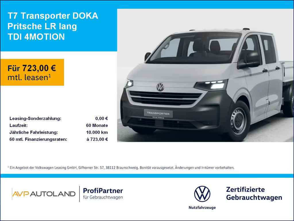 Volkswagen Transporter 4Motion Lang T7