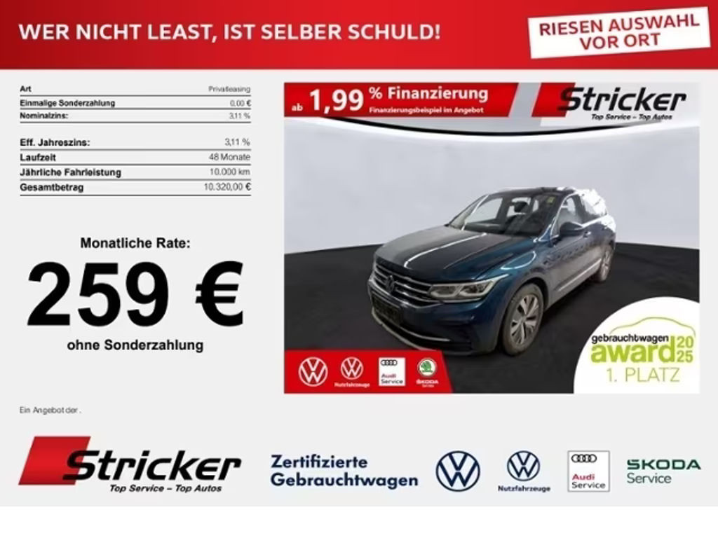 Volkswagen Tiguan DSG eHybrid 1.4 TSI Elegance Elegance