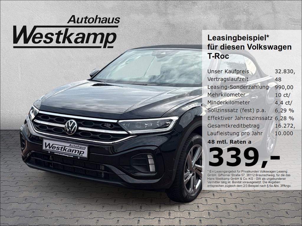 Volkswagen T-Roc DSG Cabriolet R-Line 1.5 TSI