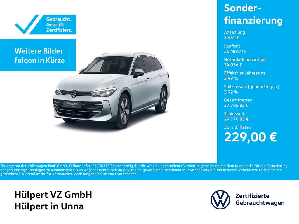 Volkswagen Passat Business Variant eHybrid