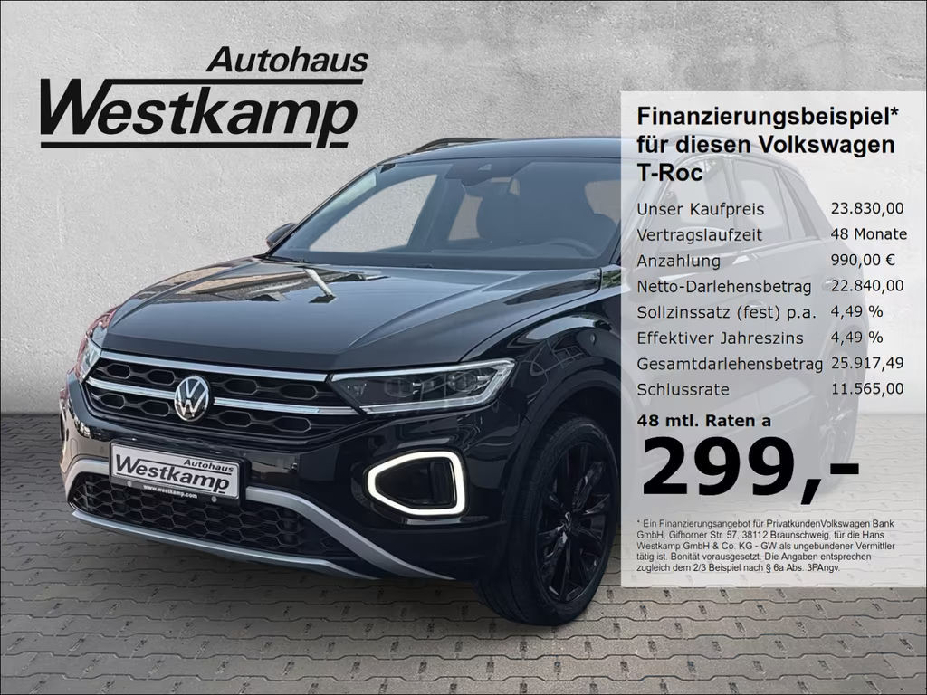 Volkswagen T-Roc DSG Style Plus 1.5 TSI