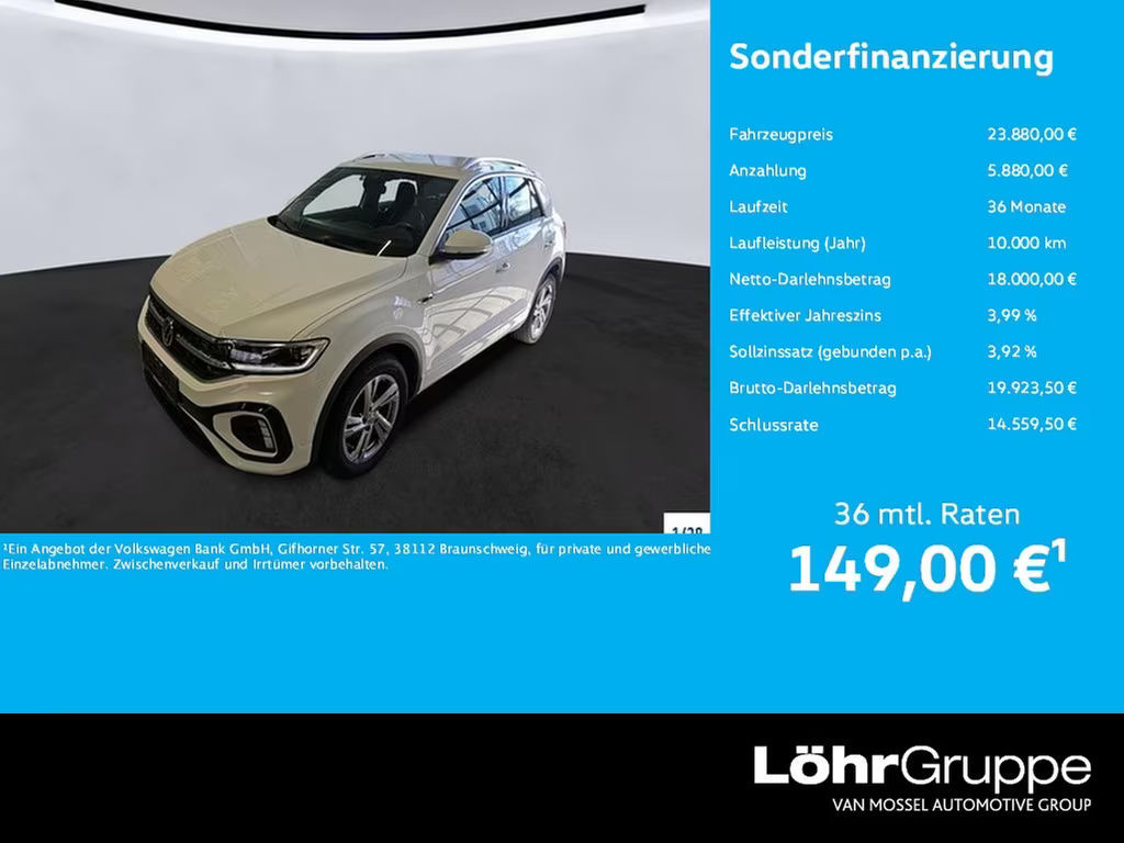 Volkswagen T-Roc R-Line 1.0 TSI