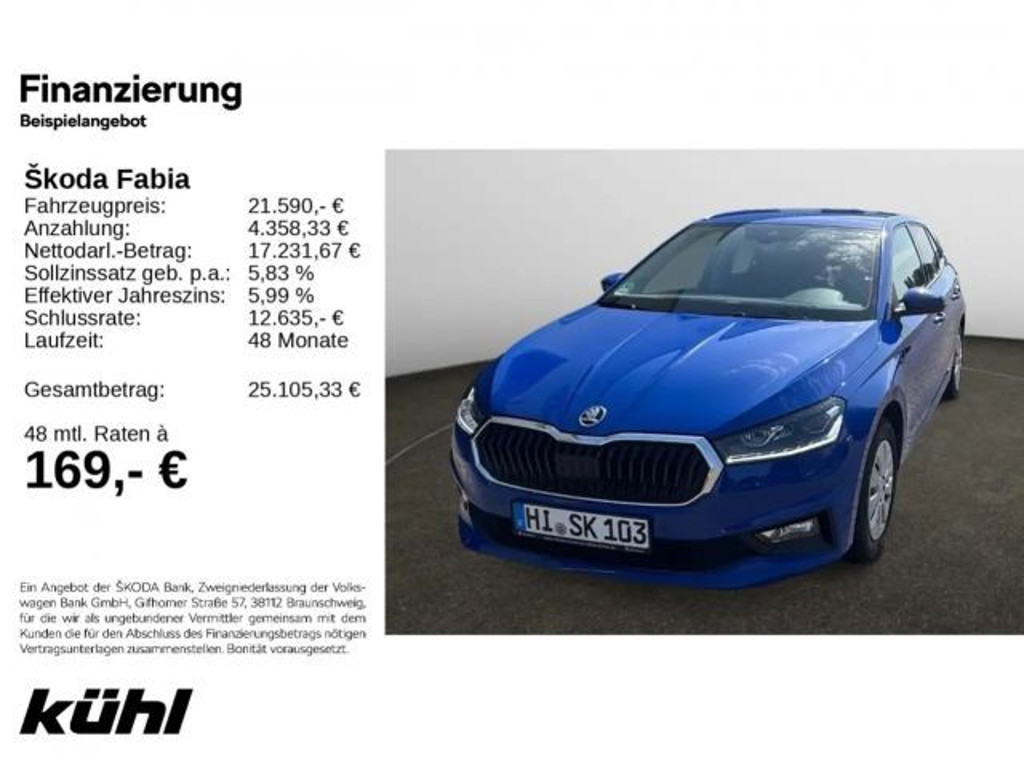 Skoda Fabia 1.0 TSI Tour