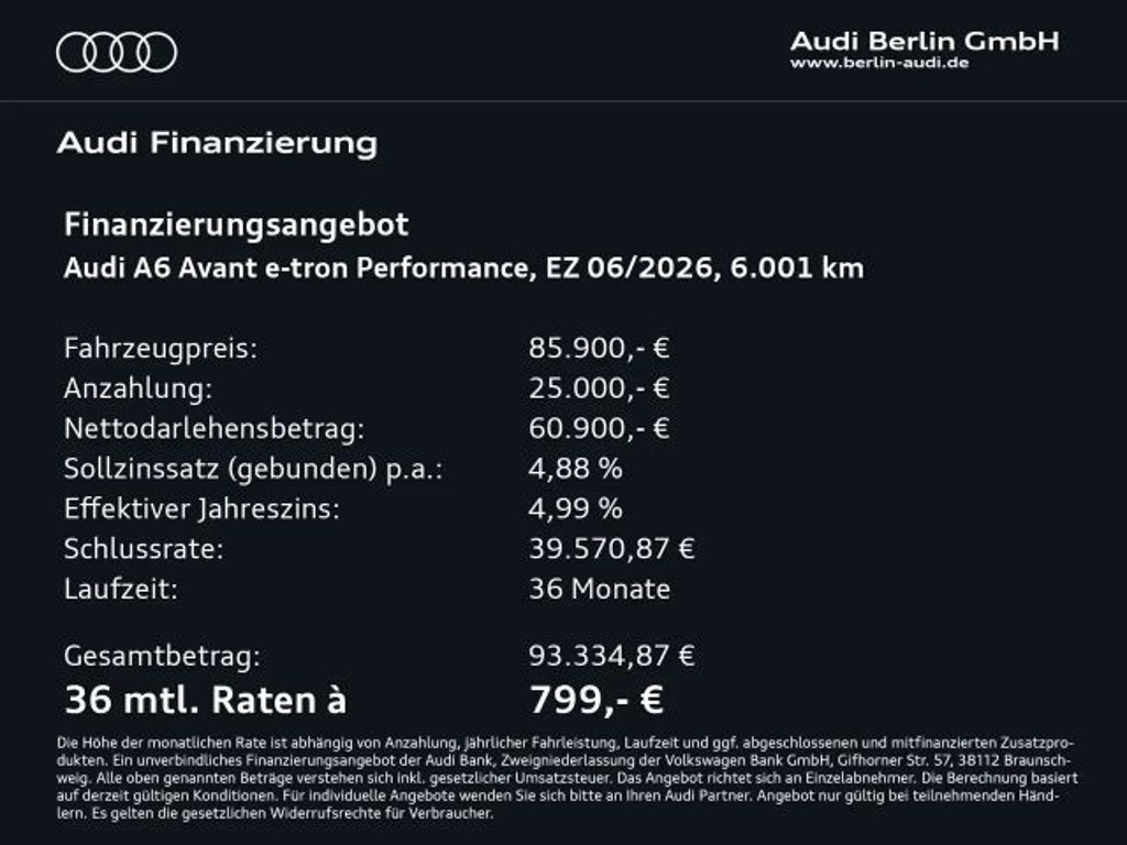 Audi A6 e-tron