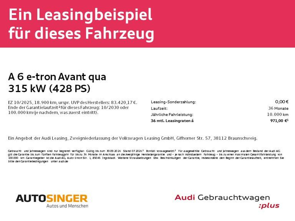 Audi A6 e-tron
