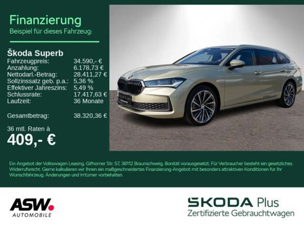 Skoda Superb Combi 2.0 TDI