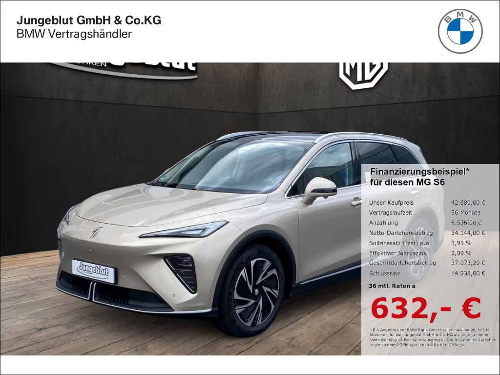 MG MGS6 EV Luxury