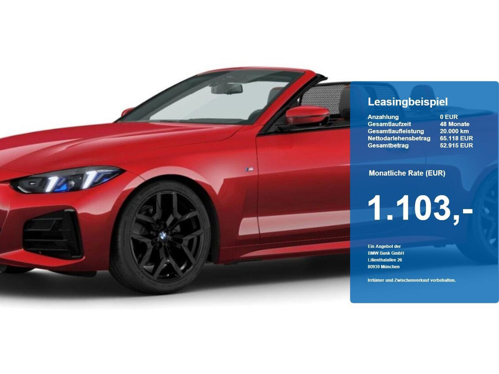 BMW 4 Serie 430 xDrive Cabrio 430i