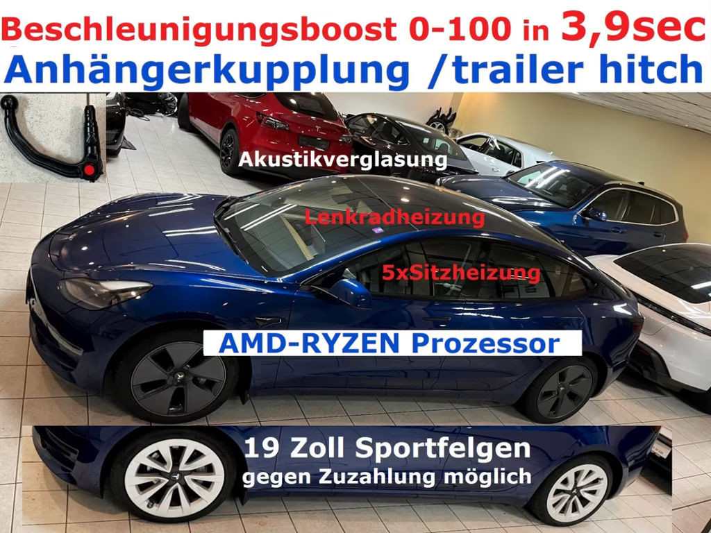 Tesla Model 3 AHK/Trailer hitch+BOOST+Matrix++